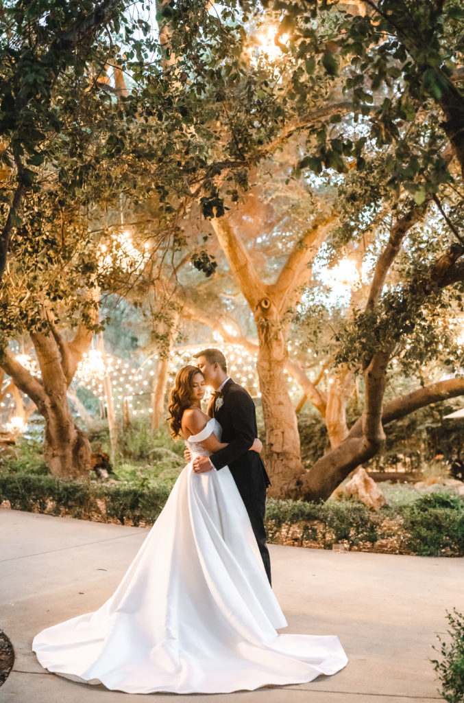 Bride and Groom in Magical Venue