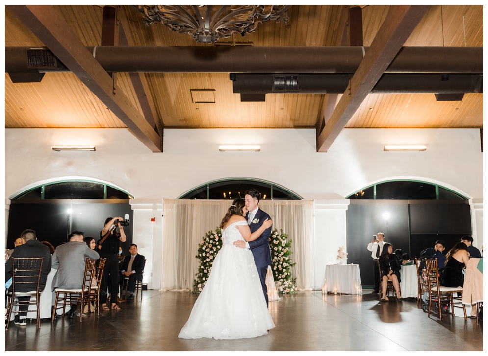 First dance at Outdoor Spring Wedding in San Ramon, CA