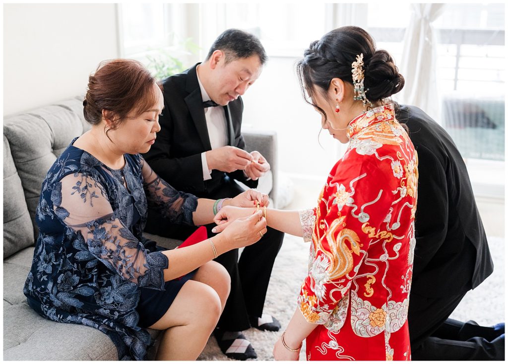 Traditional Tea Ceremony before Elegant Wedding in California