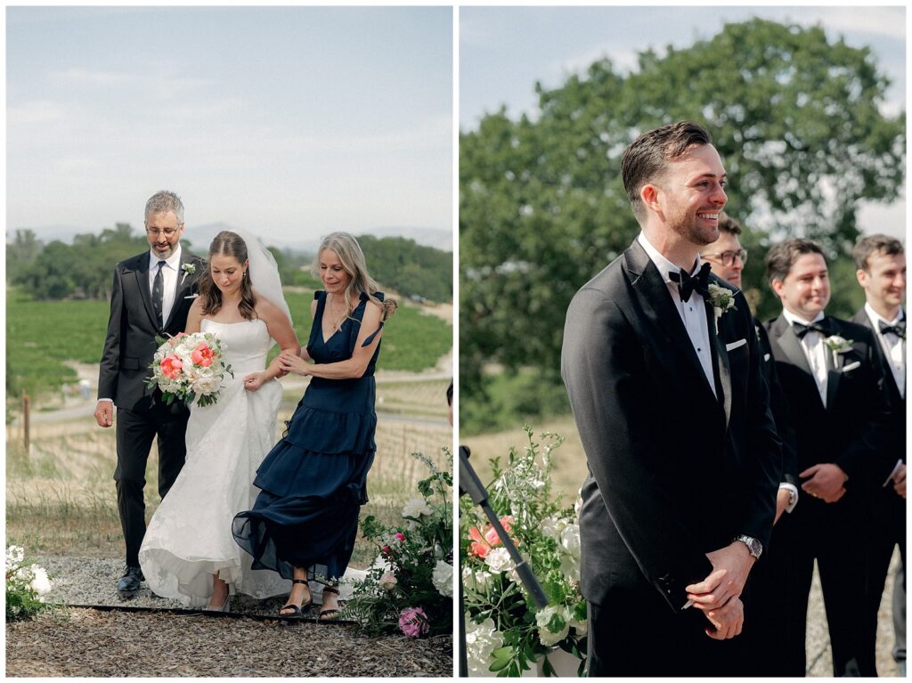 Grayson & Jeffrey Copain Winery Wedding